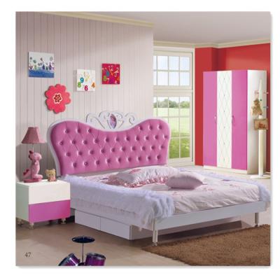 China Modern Modern Kids Beds Bedroom Furniture Set Princess Bed Girl House Luxury Wooden Home Bed For Kids for sale