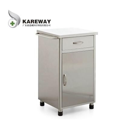 China (Size) BC06 Kareway Manufacturer Price Hot Sale Durable Stainless Steel Adjustable Nursing Home Bed Tables for sale