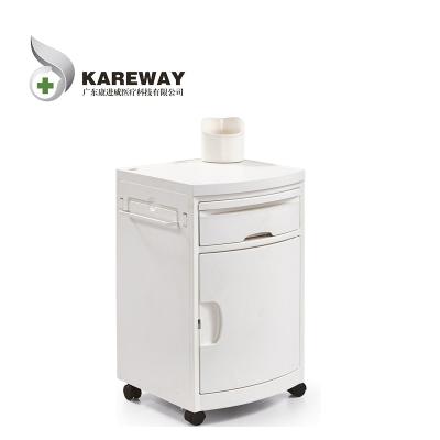 China Modern Hospital ABS Bedside Medical Plastic Cabinet for sale