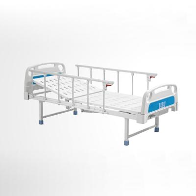 China COMMERCIAL FURNITURE MANUAL PLAIN HOSPITAL BEDS, Mild Steel, Size/Dimension: L2100*W980*H490mm for sale