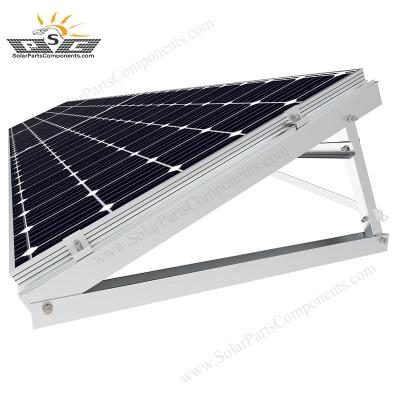 China Aluminum Solar Panel Mounting Triangle Bracket For Flat Roof Flat Ground for sale