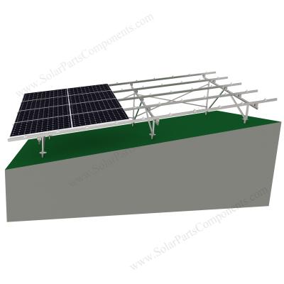 China AL 6005 - Solar Support Structures T5 C Steel Tilt Ground Solar Mounting System for sale