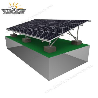 China Ground Base Solar Panel System Structure Carbon Steel Concrete Rail Carbon Steel Rail for sale