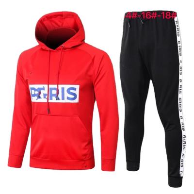 China Sports Quick Dry Hooded Men's Fitness Clothing Running Clothing Competition Breathable Uniform Training Clothes for sale