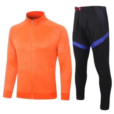 China Wholesale Quick Dry Spring and Autumn Long Sleeve Club Adult Full Pull Suit Football Singlet Training Suit for sale