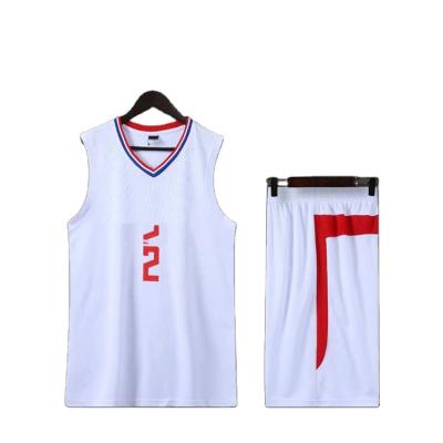 China Wholesale High Quality Quick Dry Cheap Breathable Competition Sports Suits Double Sided Basketball Singlet for sale