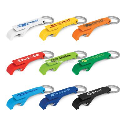 China Viable bottle opener key chain, metal bottle opener with logo, aluminum bottle opener for sale