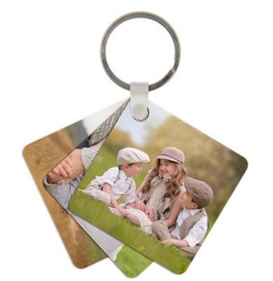 China Promotional Custom Blank PET Sublimation Key Chain Key Chain For Dye for sale