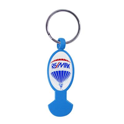 China Other Promotional Supermarket Trolley Coins Keychain Fast Lead Time for sale