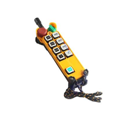 China Wireless remote control iehc F24-8S single speed radio waterproof industrial electric crane remote control hoist for sale