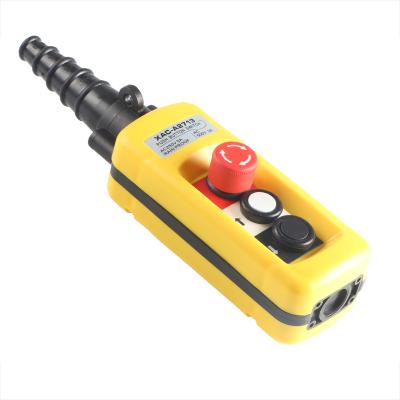 China Emergency Stop XAC-A2713 Series Emergency Stop XAC-A2713 Emergency Stop Crane Push Button Switch Crane Pendant Control Station for sale