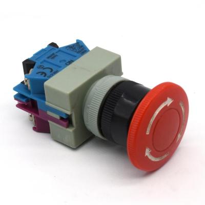 China iehc Y090 PAS 22mm/OR Mushroom Plastic Red Emergency Stop Push Button Switch for sale