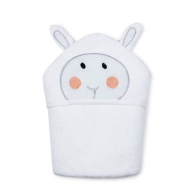 China Good Quality Animal Soft Bamboo Baby Cartoon Hooded Towel Child Safe Cotton Towel For Kids for sale