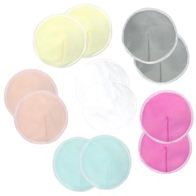 China High Quality Absorbent Washable Reusable Puddle Proof Absorbent Care Cotton Breast Feeding Pads Bamboo Pads for sale