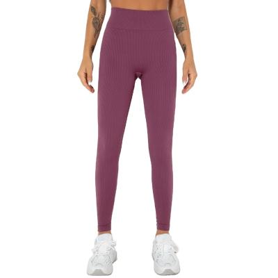 China OEM Women's OEM Yoga Running Leggings Breathable High Waisted Full Length Stretch 4-Way Workout Yoga Pants for sale