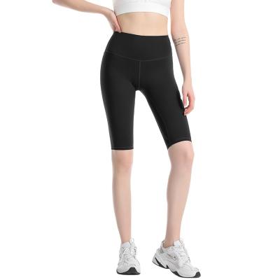 China 2021 breathable sports running fitness pants women's waist yoga shorts biker shorts pants the top for sale