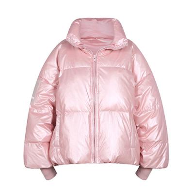 China 2021 New Design Women's Winter Coat Stripper Hooded Short Coats QUICK DRY New Design Warm Breathable Jacket for sale