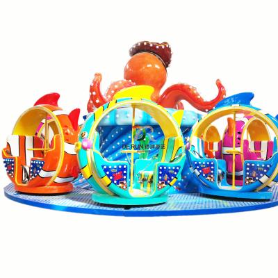 China Attraction High Quality Best Selling Gyroscope Rotary Equipment Magic Octopus Rides In Park Kids Machine for sale