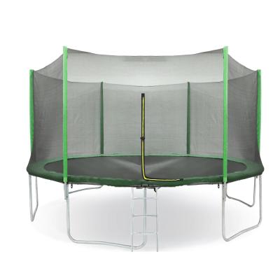 China With Protective Net High Quality Cheap Trampoline With Enclosure In The Ground Adult 14ft Outdoor Trampoline for sale