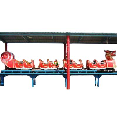 China exterior & Indoor Playground Amusement Rides Park Dragon Roller Coaster Sliding Attractions Equipment Amusement Park Equipment Cheap For Sale for sale