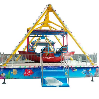 China FRP and 2016 steel towers with trailer! ! ! Mini Pirate Ship Amusement Rides Trailer Mounted for sale