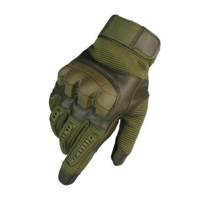 China Finger Knuckle Rubber Hard Motorcycle Hunting Sports Outdoor Camping Shooting Hiking Tactical Army Military Gloves for sale