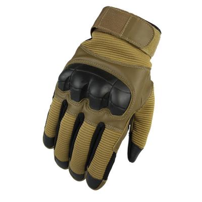 China Hunting outdoor gym training leather army issue leather combat spoorts bike riding climbing retraining military tactical gloves for sale