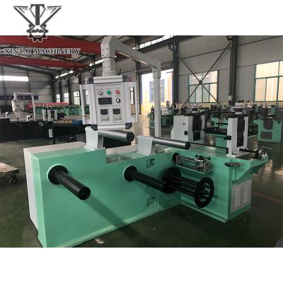 China Hotels XTF-450 aluminum rewinding machine slitting rewinder coil steel slitting machine for sale from China factory supply for sale