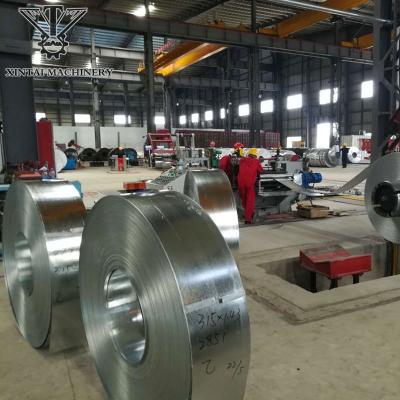 China Full automatic steel slitting line metal strip slitting machine machinery for steel roll cutter slitting line machine for sale