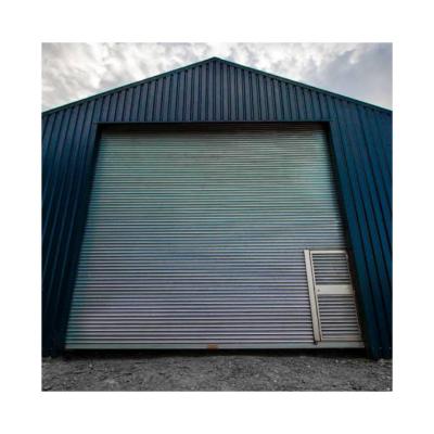 China Durable Industrial Steel Roller Shutter Rolling Door With Motor for sale