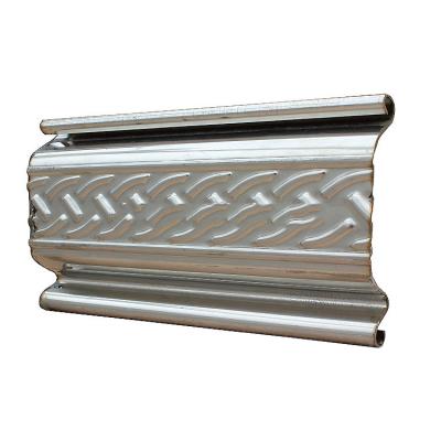 China Mall Sideboard Villa Engine Track Receiver Stainless Steel Strong Roller Shutter Slatt Door for sale