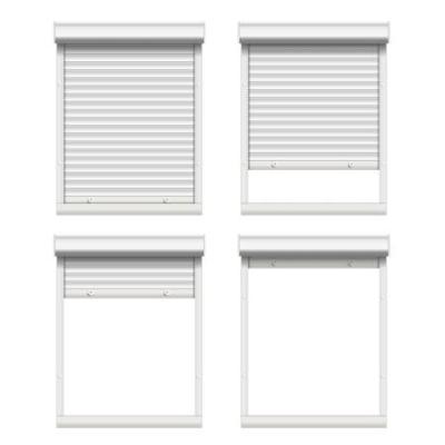 China Durable Hurricane Window Protection Aluminum Roller Shutter Slat With Foam for sale