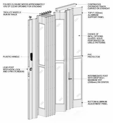 China Easy Assembled Commercial Transparent Folding Door Polycarbonate Top Display Case 24 Hours For Store for sale