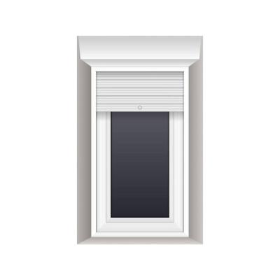 China Hurricane Single Storm Fire Proof Bullet Foshan Security Exterior Window Sliding Shutters for sale