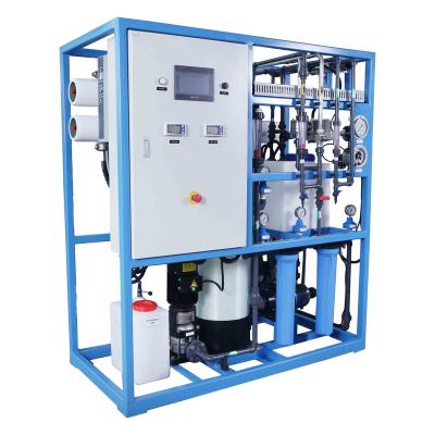 China Hotels Containerized Reverse Osmosis Plant Seawater Desalination Equipment for sale