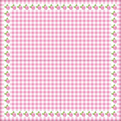 China 15-120gsm Valentine Cocktail Napkins , 13x13