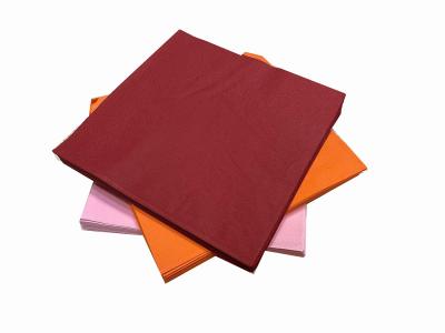 China 15-17gsm Multi Color Luxury Paper Napkin Soft Disposable Napkin For Four Seasons for sale