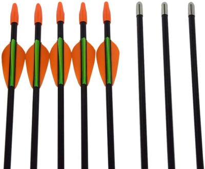 China Amazon Best Selling 7mm Archery Fiberglass TIR 28inch Arrow Kids Target Arrow for sale