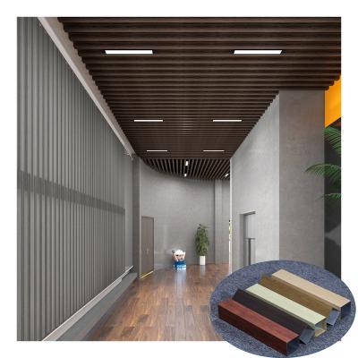 China Ceilings Strip Ceiling Tile Shape PVC Artistic Ceiling Panel For Canton Fair for sale