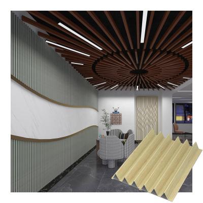 China Modern 3D Designed Aluminum Acoustic Ceiling Wall Panels Suspended Ceiling Partitions For Interior Decor for sale