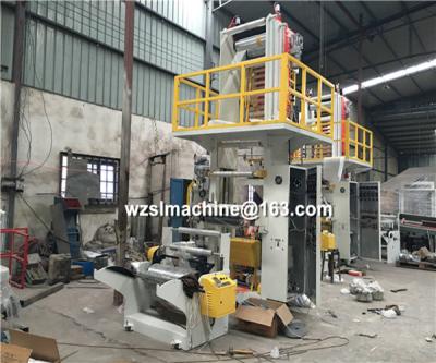 China Plastic Film Double Layers PVC Shrink Cinema Machine / Film Blowing Machine For Sale for sale