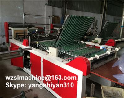 China LDPE Raw Material Plastic Bag Making Machine Computer Control Rolling Bag Making Machine for sale