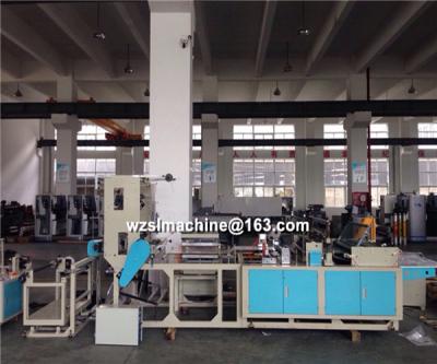 China plastic grape crescent bag making machine .paper bag making machine for sale