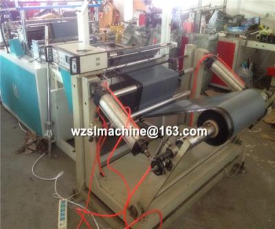 China Zipper Plastic Bag Making Machine With Automatic Zipper Lock Fixing for sale