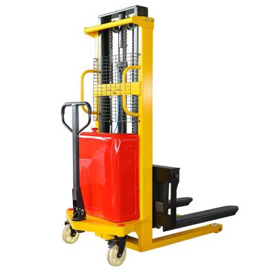 China Building Material Shops Shanggong Pallet Stacker 2000kg Electric Semi-electric Pallet Stacker Forklift for sale