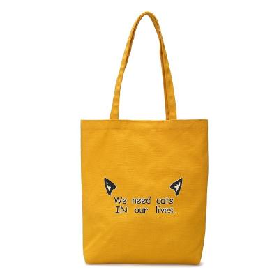 China New Style Eco - Friendly Shopping Bags With Logos Fashion Canvas Casual Bag for sale