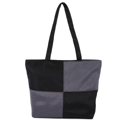 China Large Capacity Handled Tote Non Woven Shopping Bag Printed With Logo Cotton Canvas Tote Bag for sale