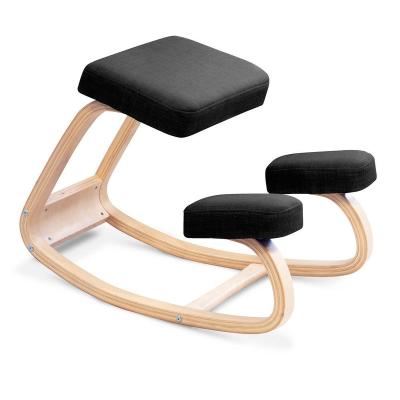 China Good Quality New Arrivals Plywood Modern Ergonomic Kneeling Chair Wooden Ergonomic Kneeling Chair for sale