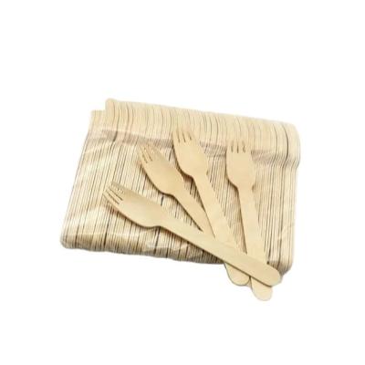 China High Quality Eco-friendly Biodegradable Spoon Knife Restaurant Fork Wooden Cutlery for sale