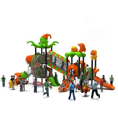 China Grow Capacity Factory Price Children Outdoor Sports Outdoor Playground Equipment Kids Cheap Outdoor Play Plastic Amusement Park With Slide for sale